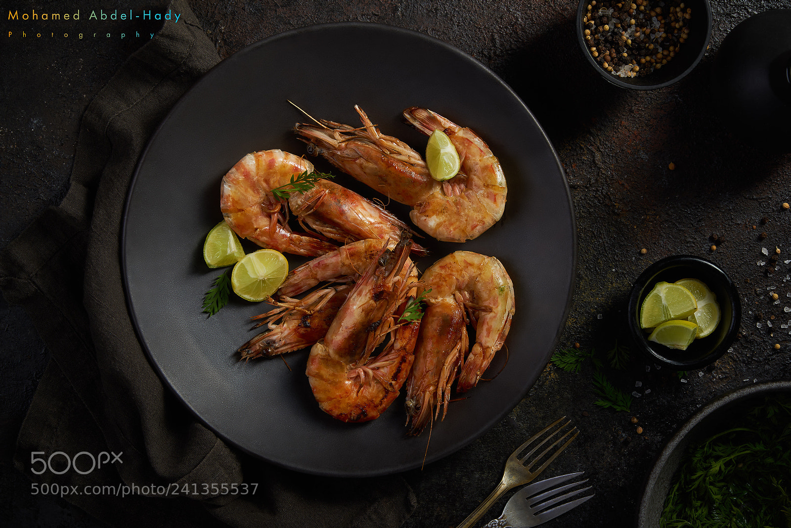 Nikon D810 sample photo. Grilled shrimps photography