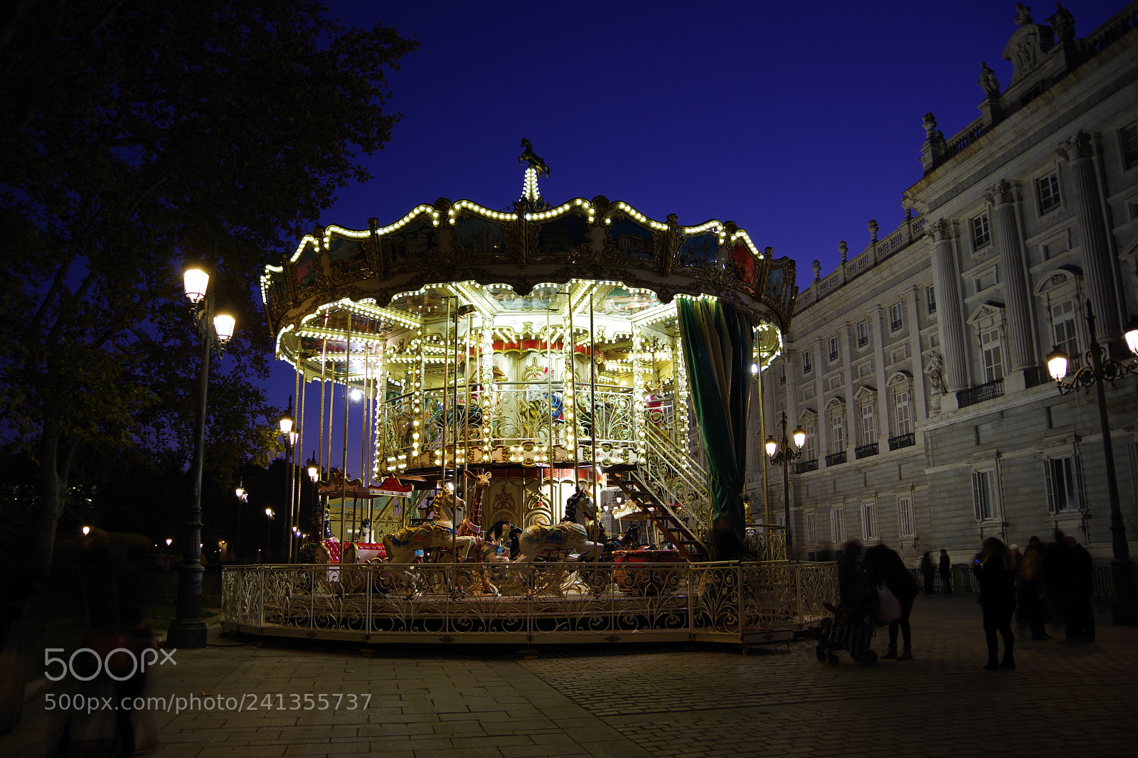 Pentax K-70 sample photo. Old carousel, madrid, spain photography