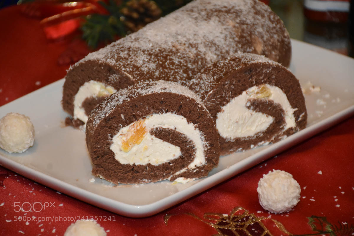 Nikon D7200 sample photo. Rulada de cacao cu photography