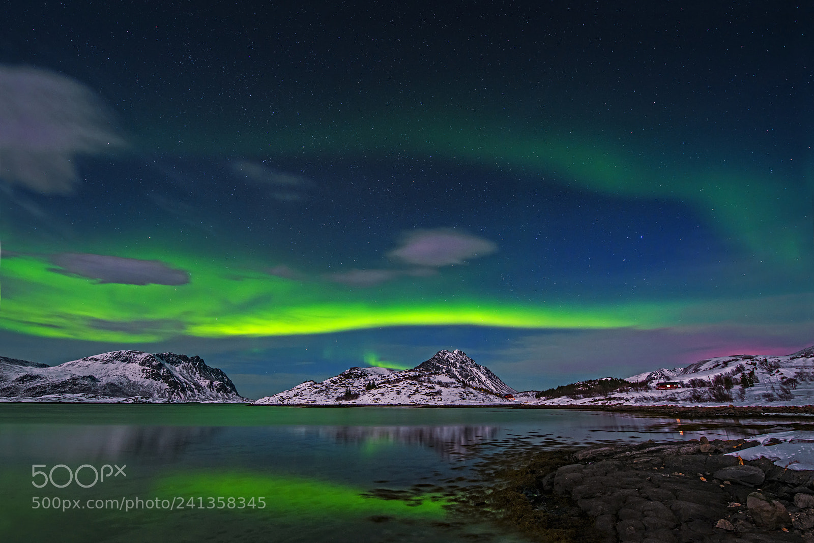 Nikon D800 sample photo. Clouds and aurora borelis photography