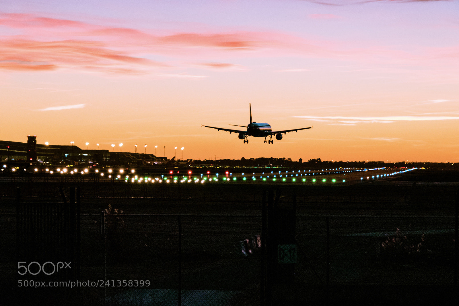 Nikon D5500 sample photo. Airport bcn #sunset photography
