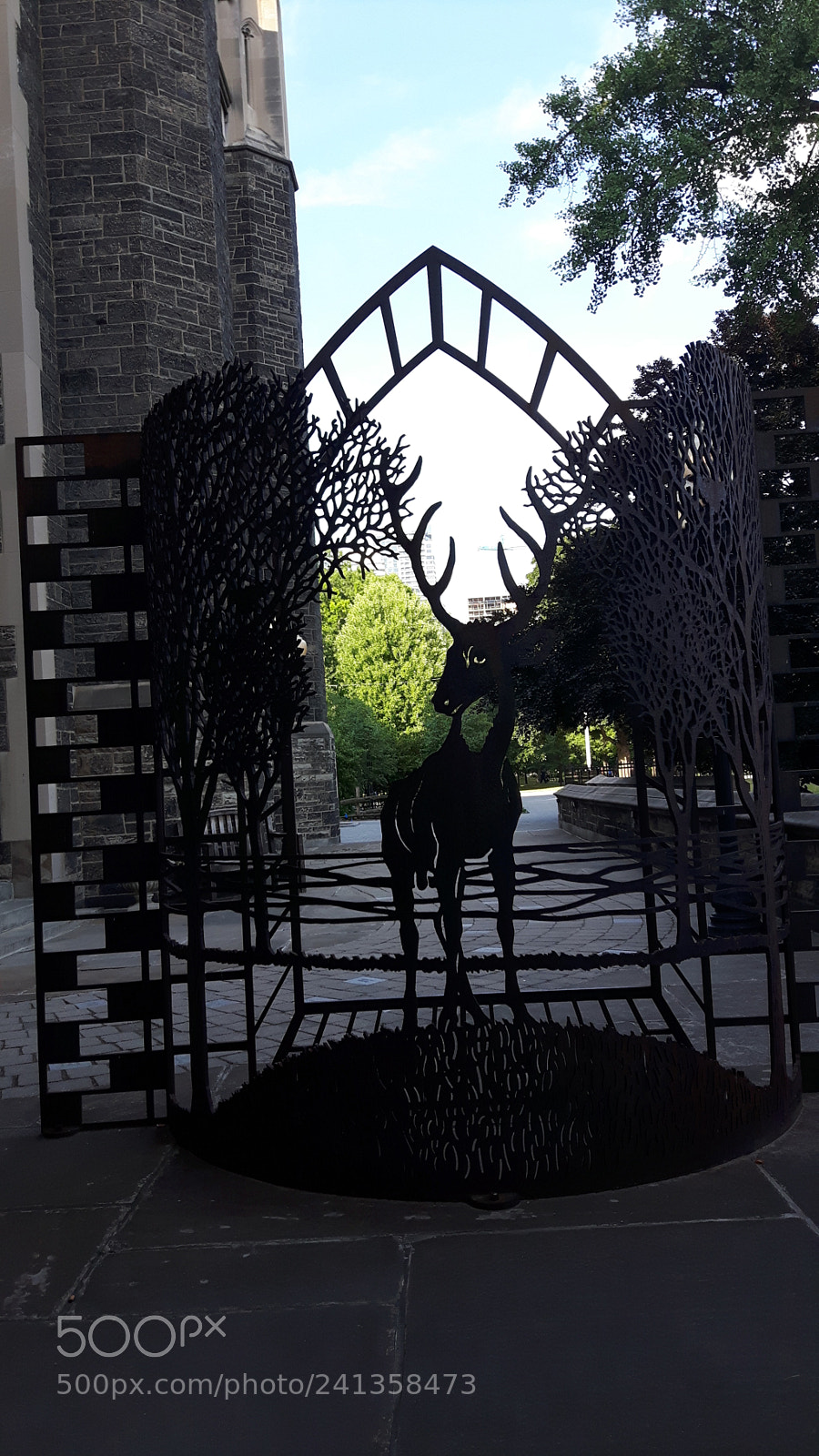 Samsung Galaxy S5 Neo sample photo. Iron deer photography
