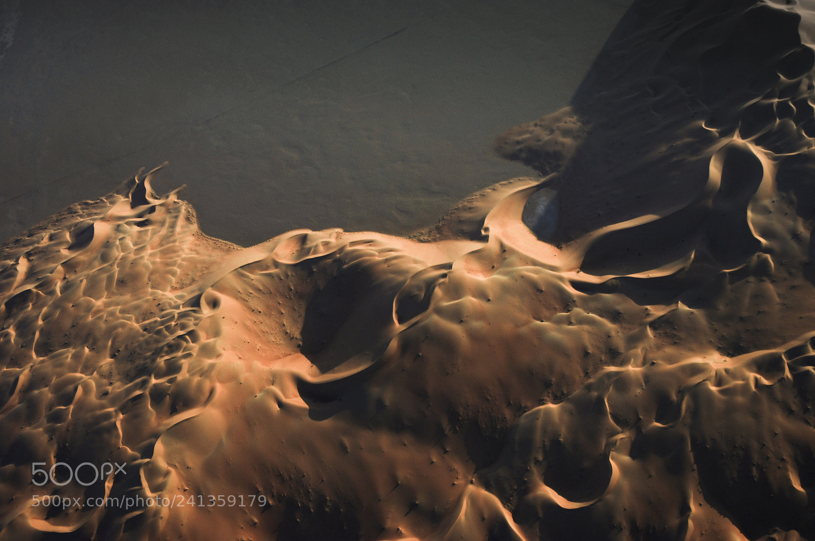 Nikon D2X sample photo. Aerial view of sand photography