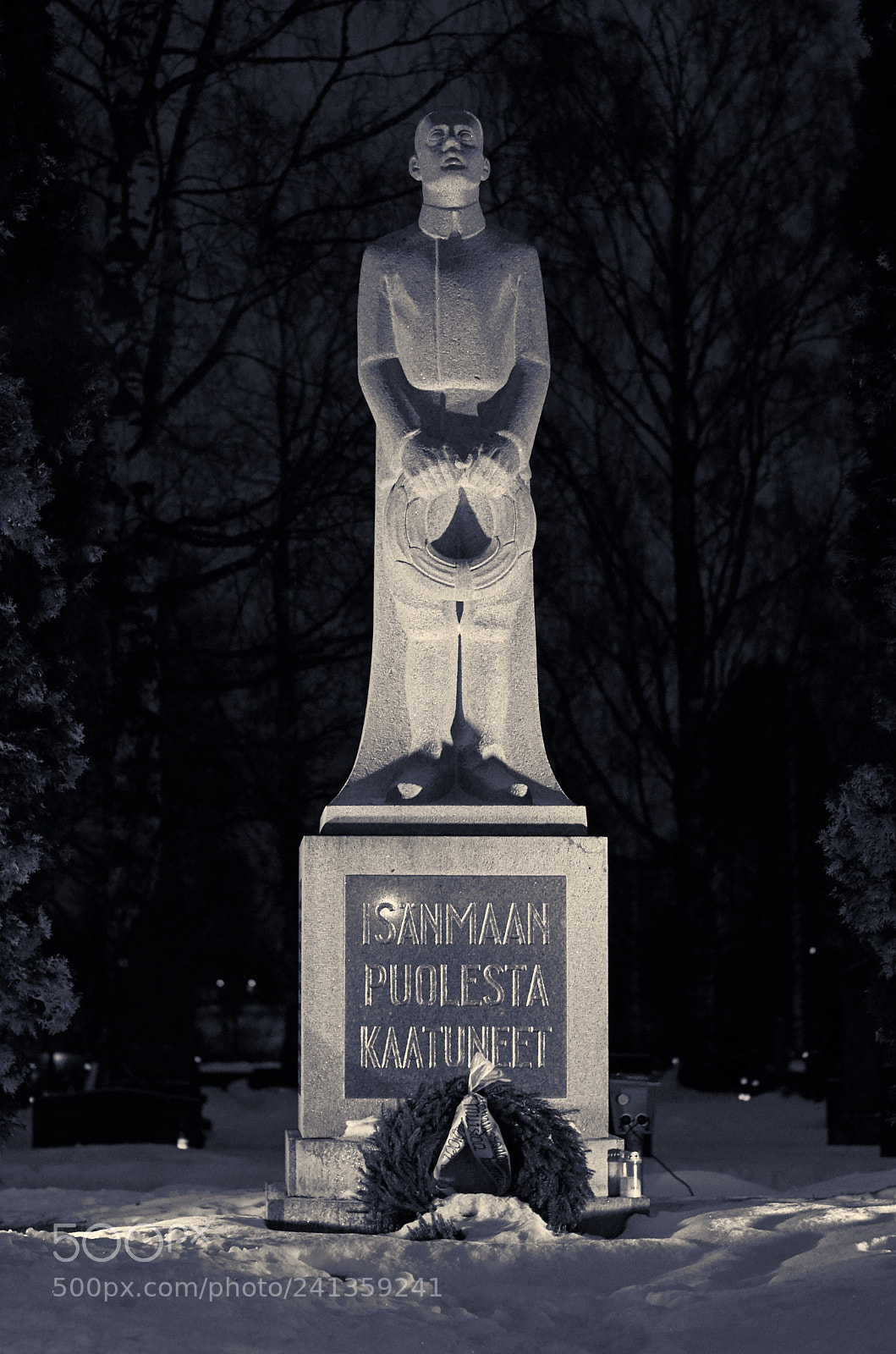 Pentax K-5 II sample photo. Memorial near kauhajoki church photography
