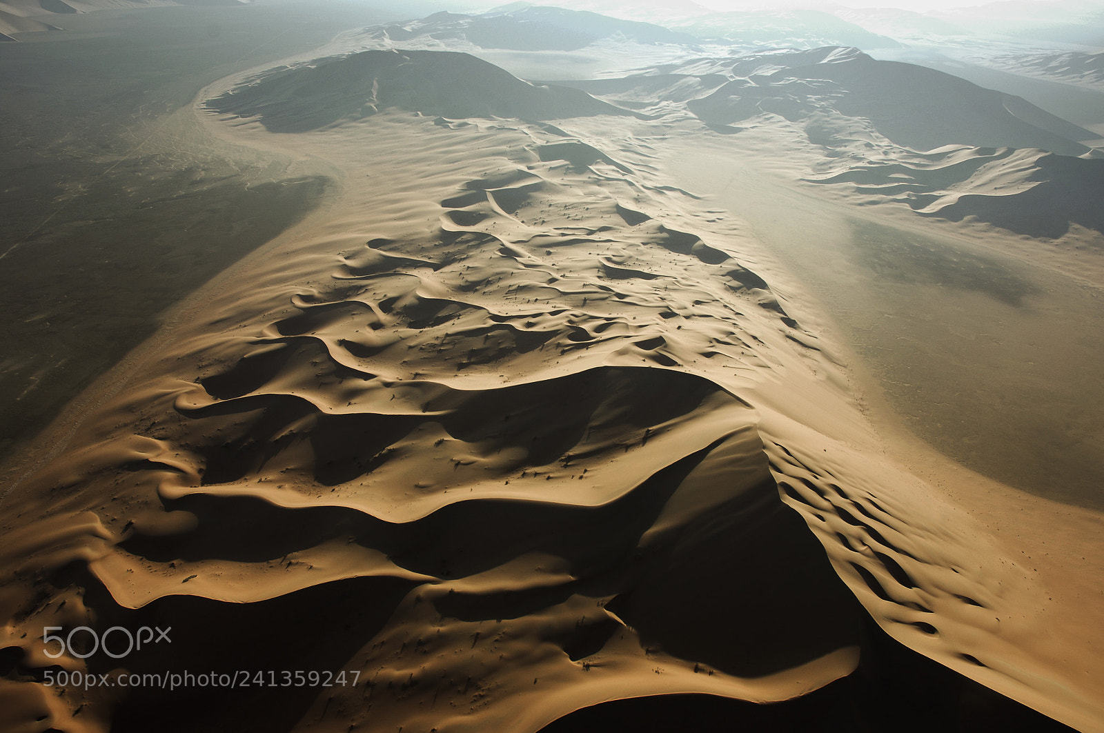 Nikon D2X sample photo. Aerial view of sand photography
