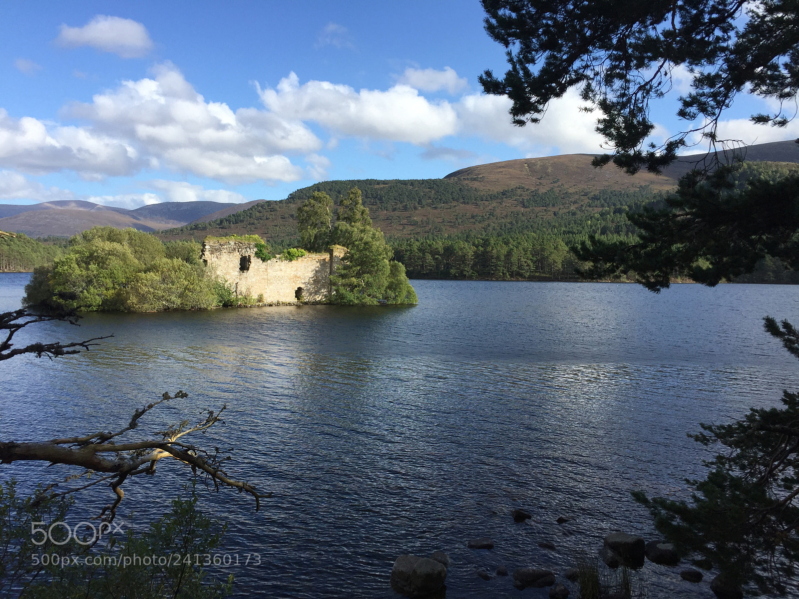 Apple iPhone 6 sample photo. Loch an eilein photography