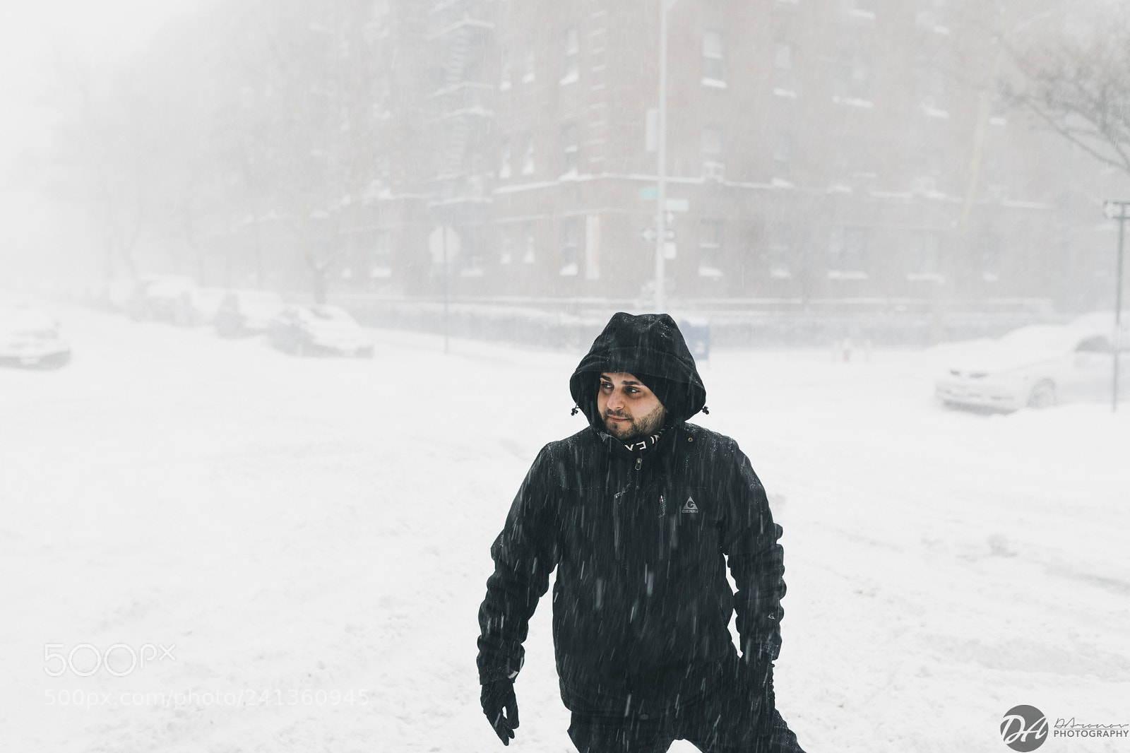 Canon EOS 6D Mark II sample photo. Mark in the snowstorm photography