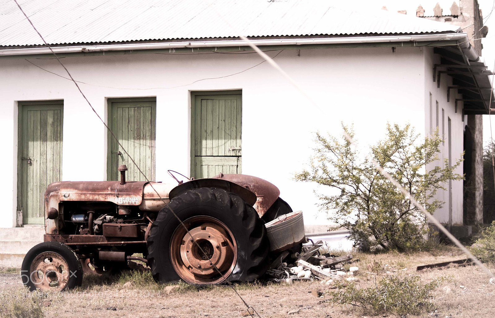 Pentax K-50 sample photo. Rusty eastern cape farm photography