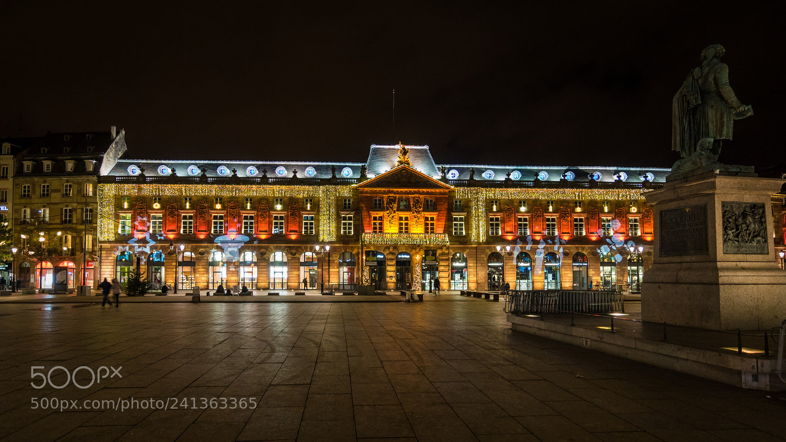 Sony a7 sample photo. Strasbourg lights photography