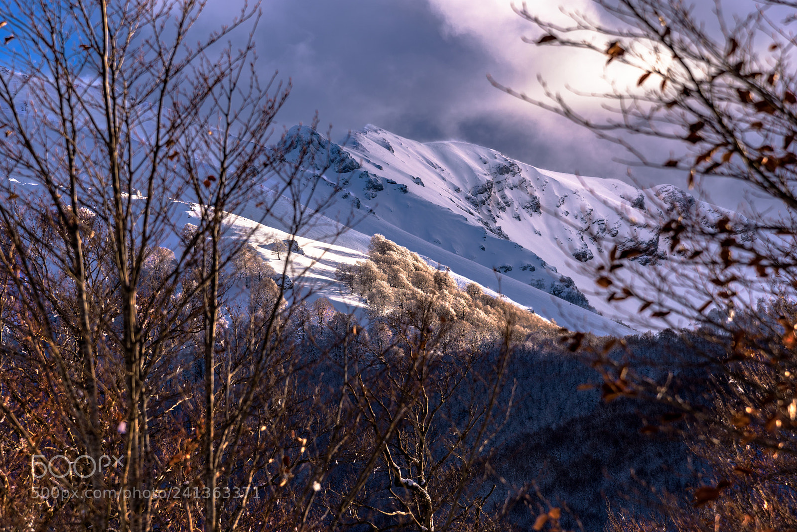 Nikon D810 sample photo. Winter in the mountains photography
