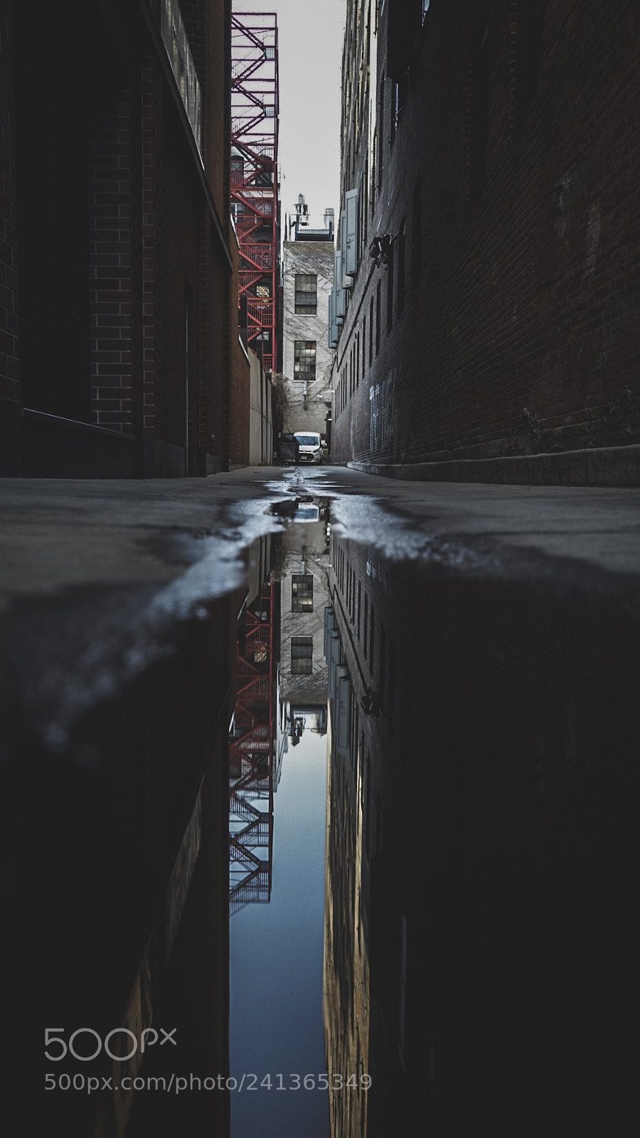 Sony a7 sample photo. Alley water photography
