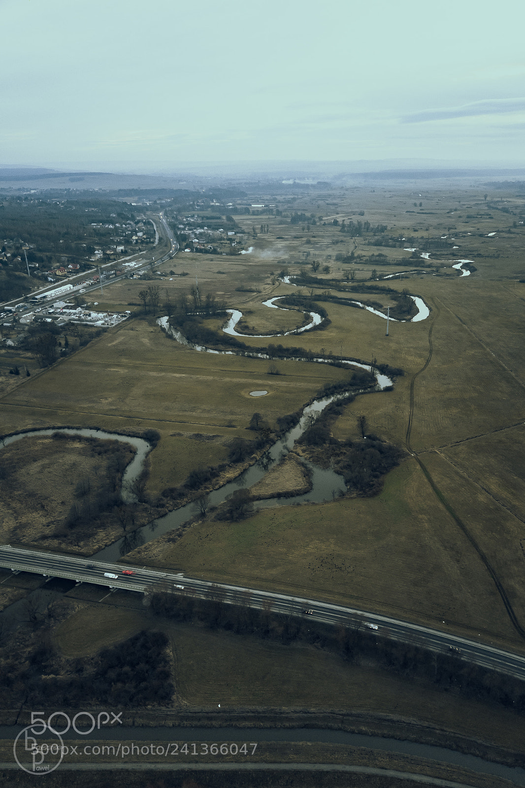 DJI FC220 sample photo. The river from above photography