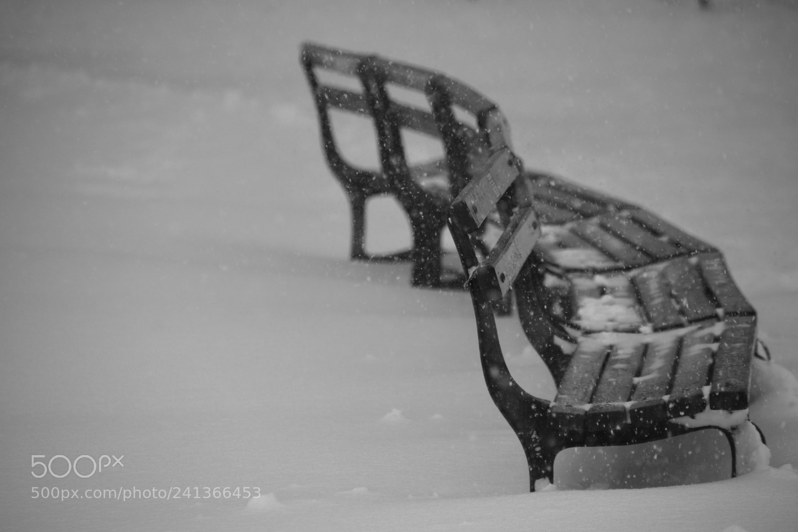 Nikon D7100 sample photo. Benched for snow photography
