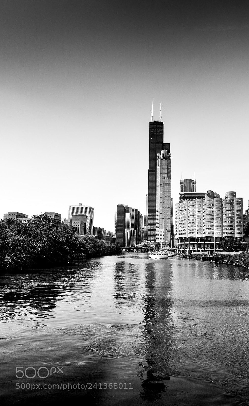 Nikon D5000 sample photo. Sears tower photography