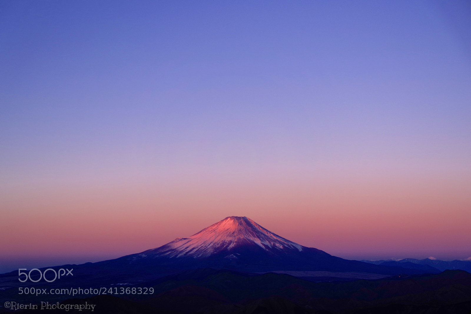 Pentax K-1 sample photo. Dawn with mt.fuji photography