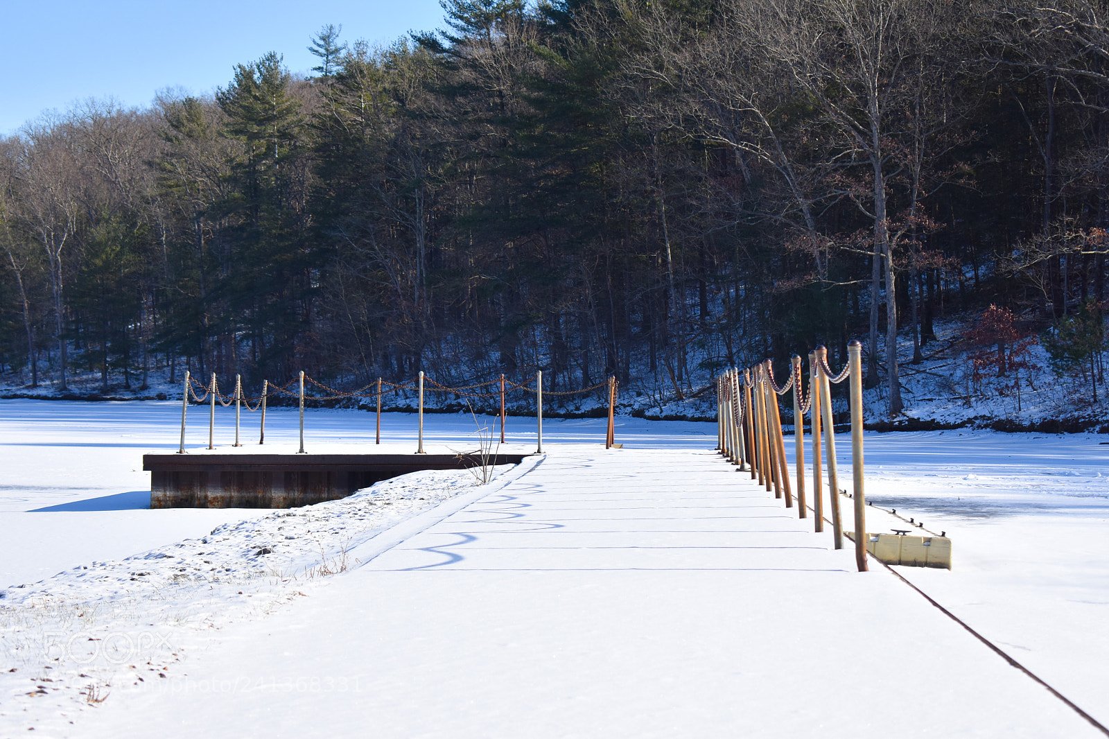 Nikon D3400 sample photo. Frozen boat launch photography