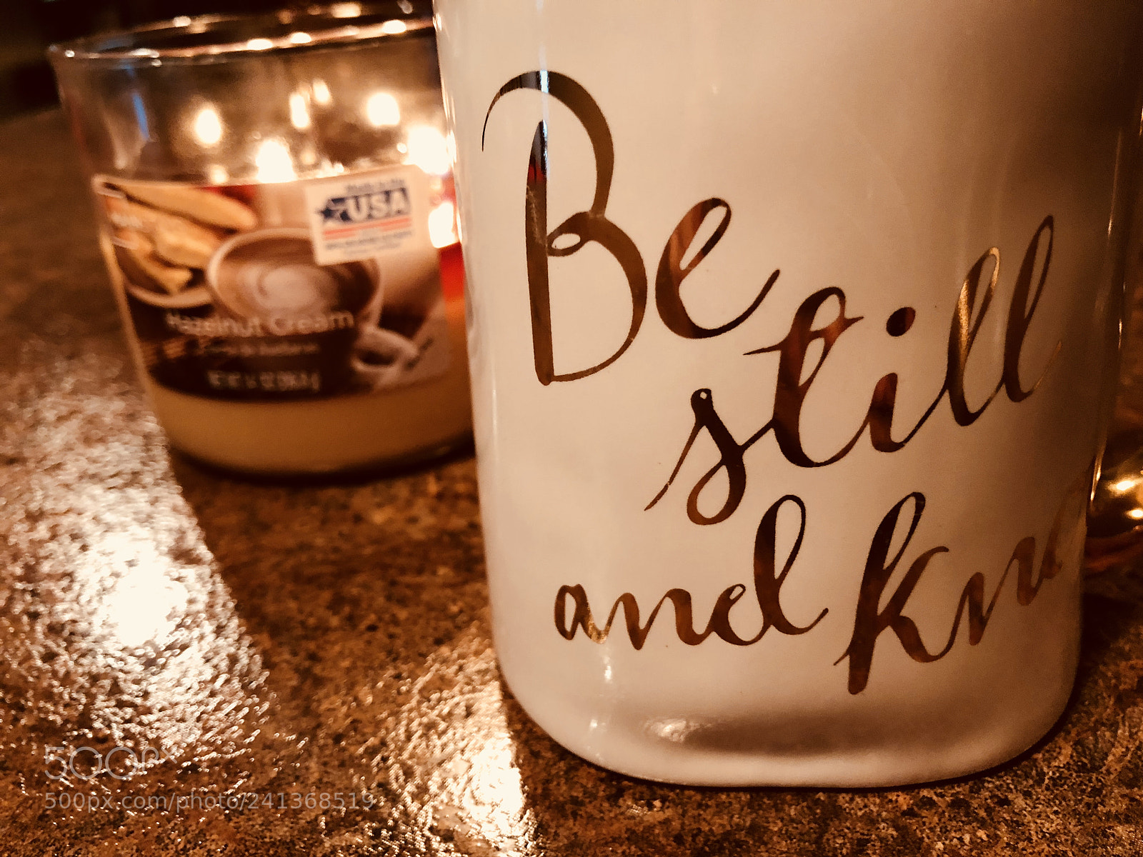 Apple iPhone 8 Plus sample photo. Coffee and candlelight photography