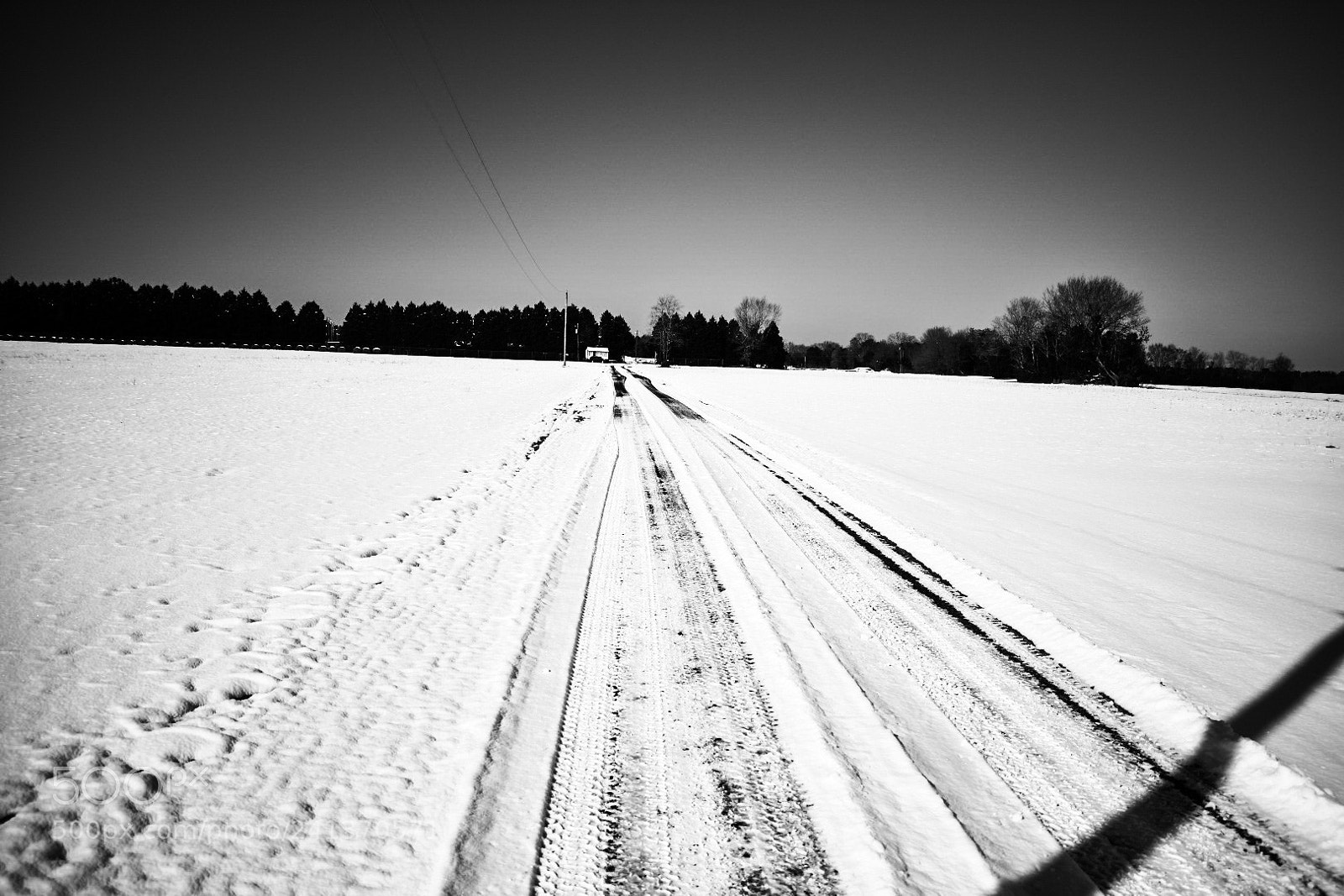Nikon D3400 sample photo. Long road photography