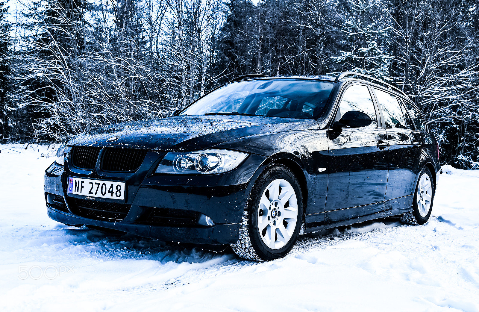 Nikon D500 sample photo. Bmw in norway photography