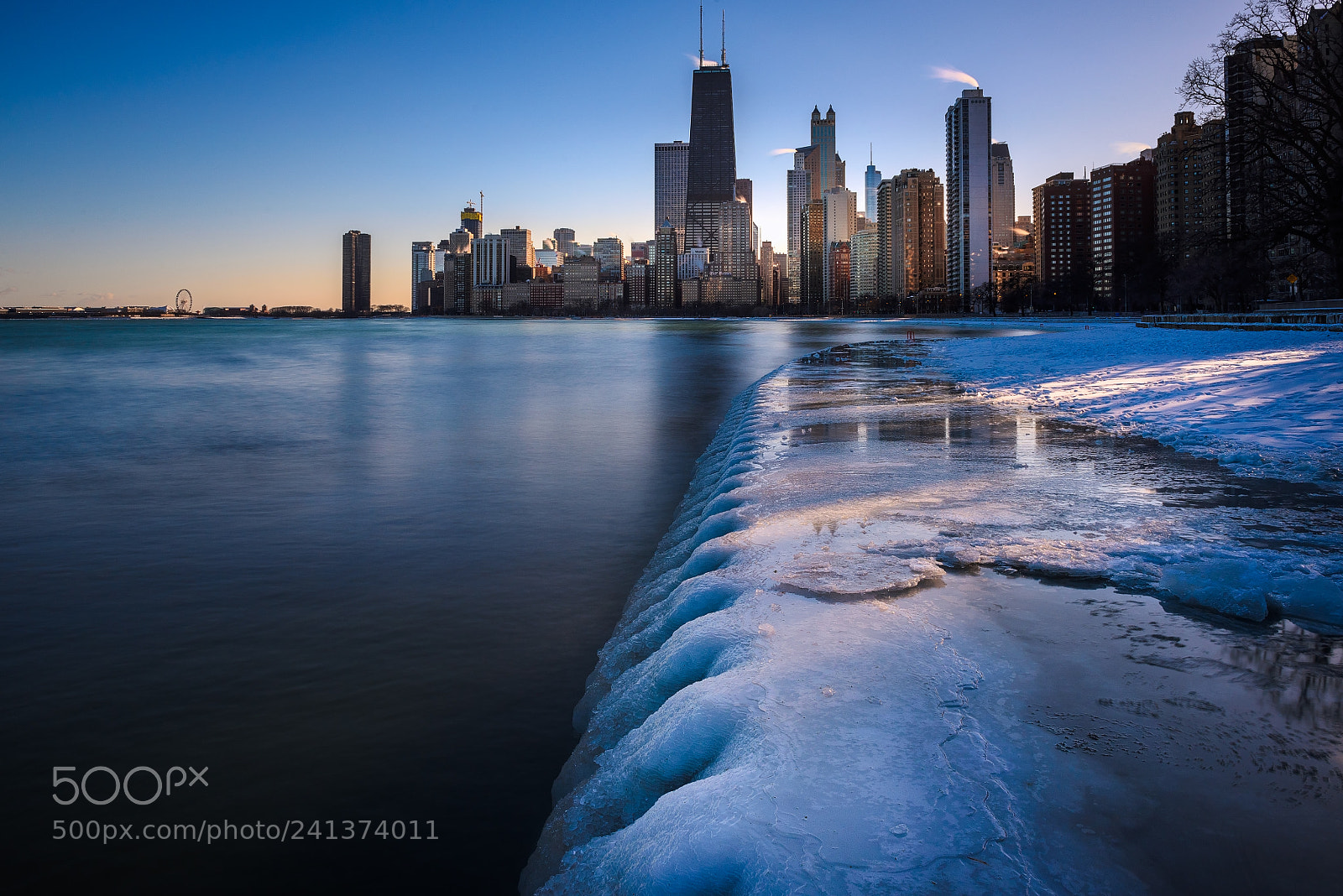 Nikon D810 sample photo. Frozen city photography