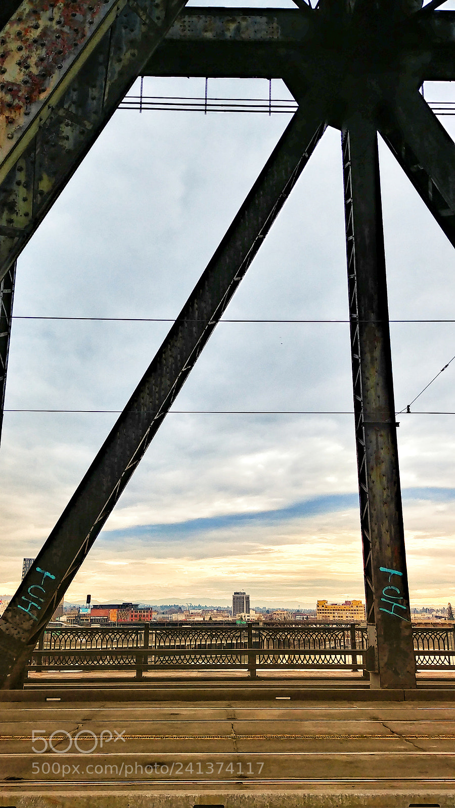 LG G6 sample photo. Steel bridge, portland oregon photography
