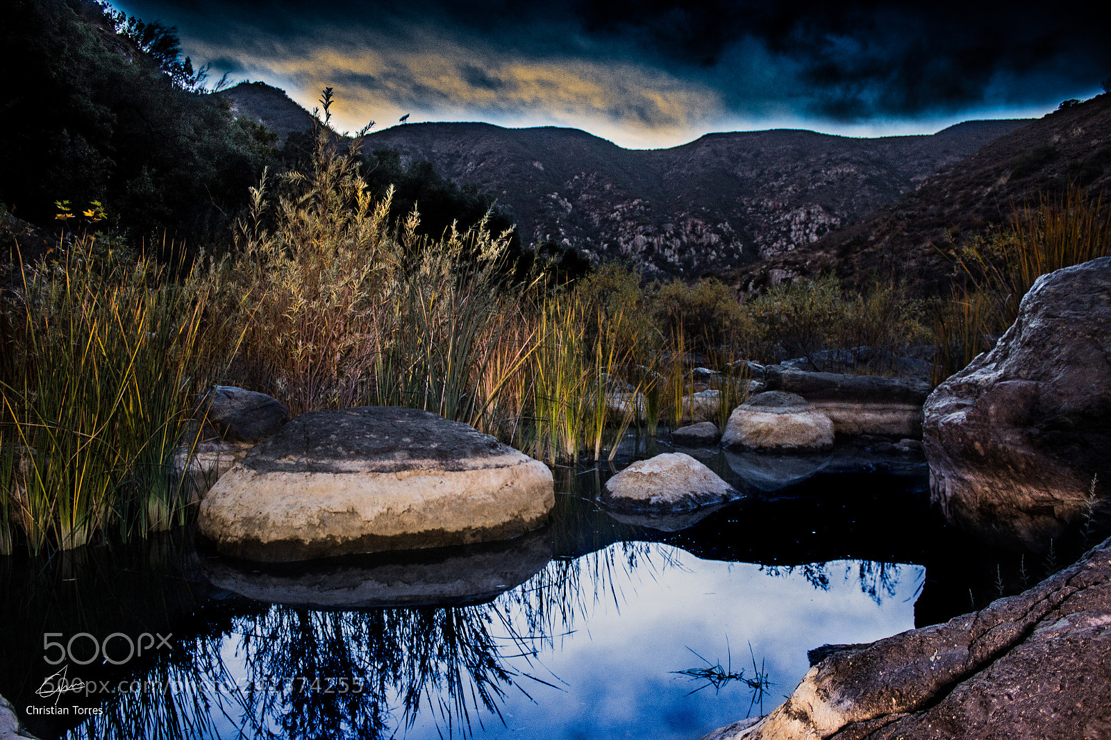 Canon EOS 60D sample photo. Estanque en cañon photography