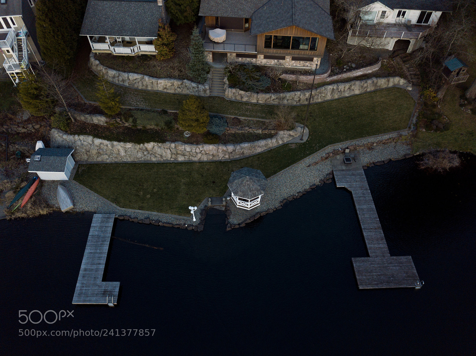 DJI FC220 sample photo. Docks photography