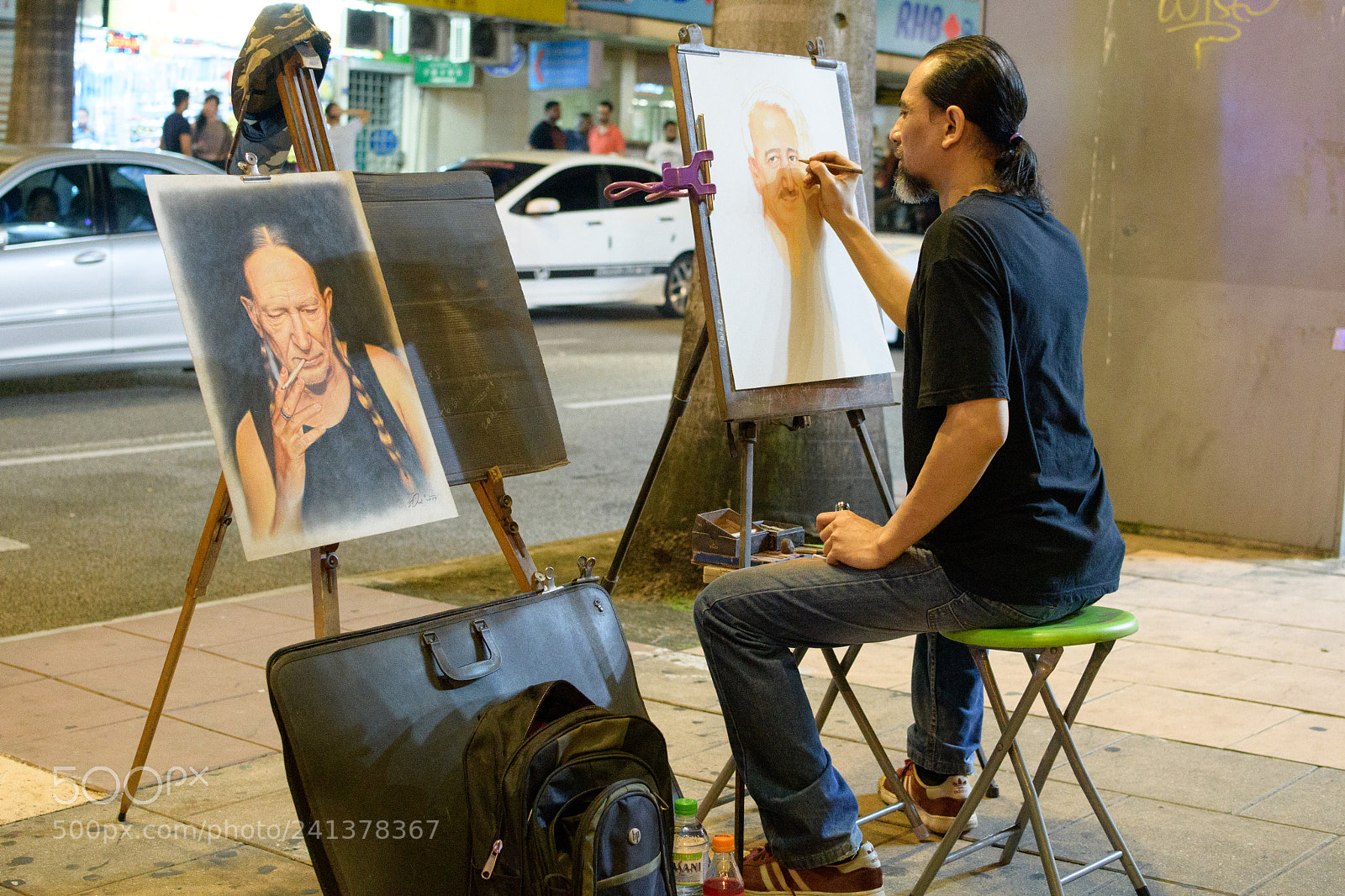 Nikon D7500 sample photo. Street artist photography