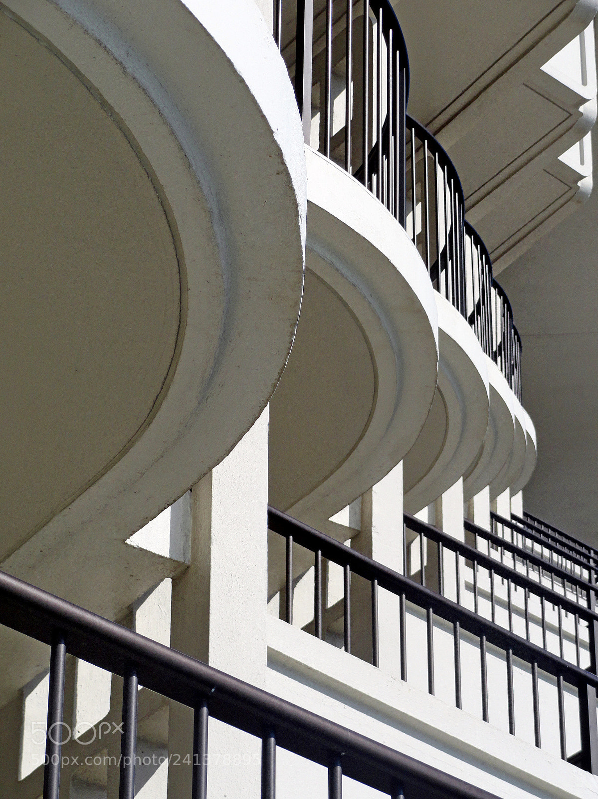 Sony Cyber-shot DSC-H70 sample photo. Patterened balconies photography