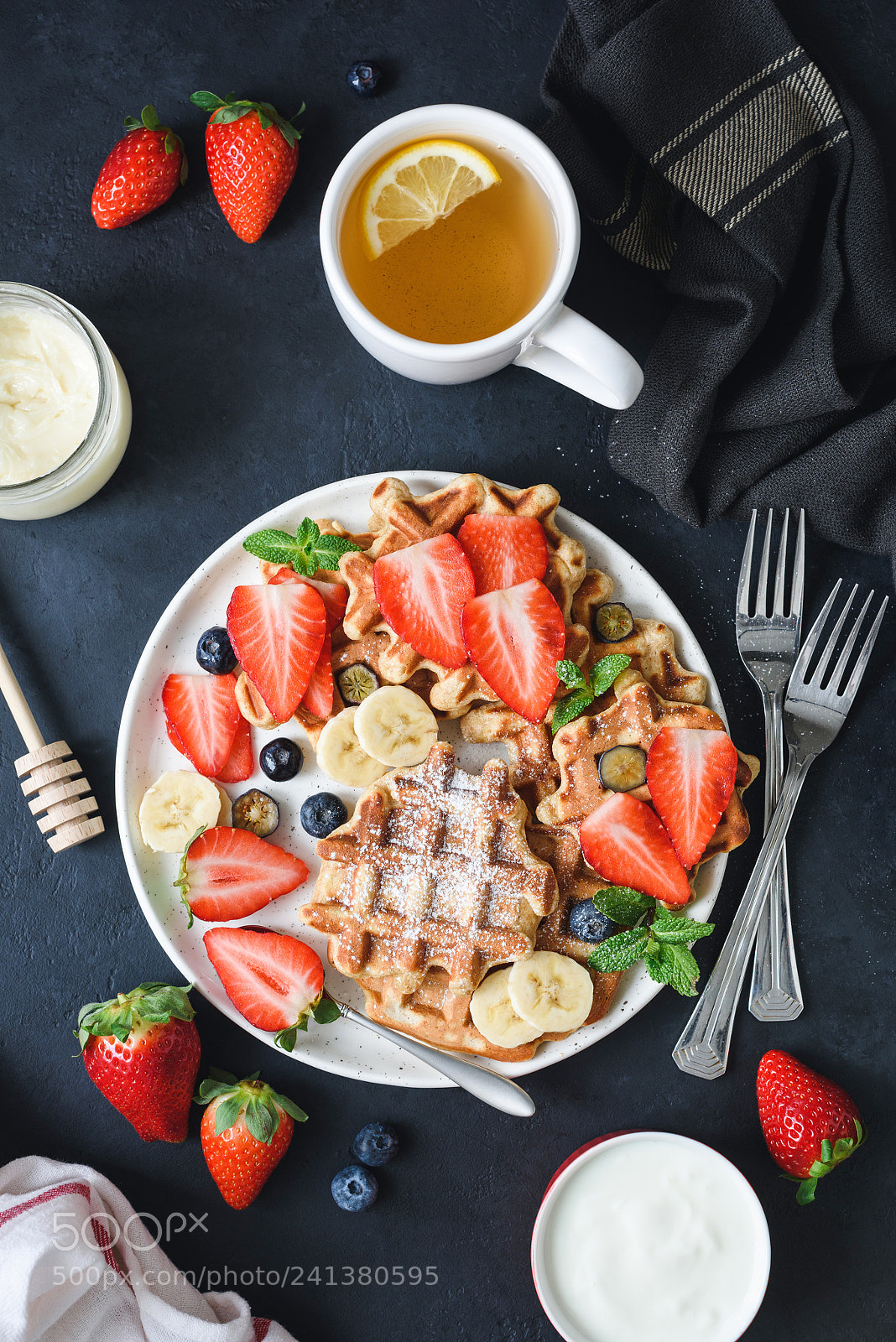 Nikon D810 sample photo. Homemade belgian waffles with photography