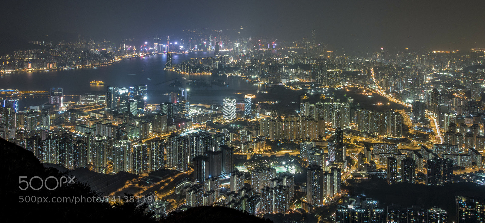 Nikon D810 sample photo. Overlook hong kong photography