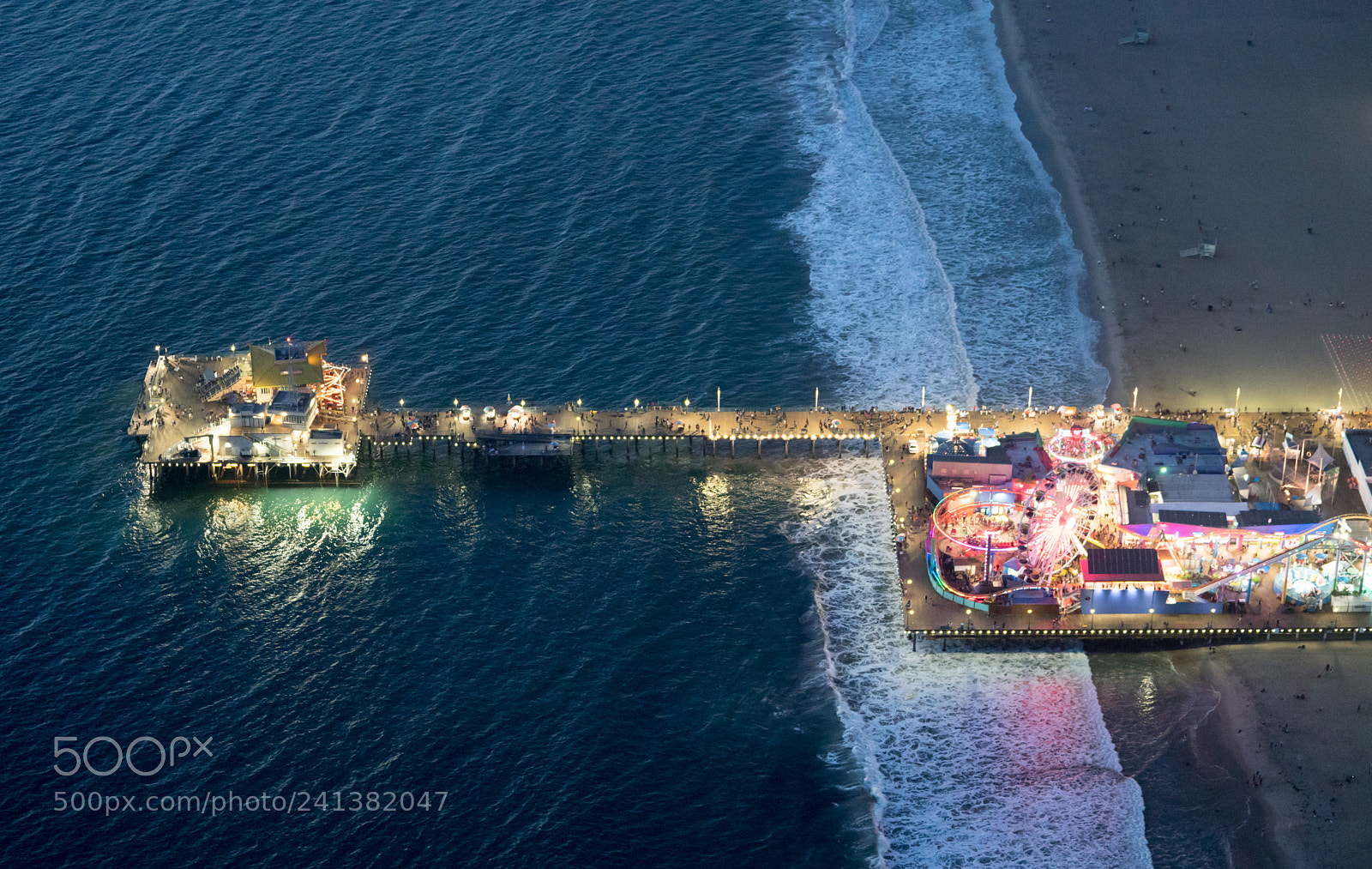Sony a9 sample photo. Santa monica pier photography