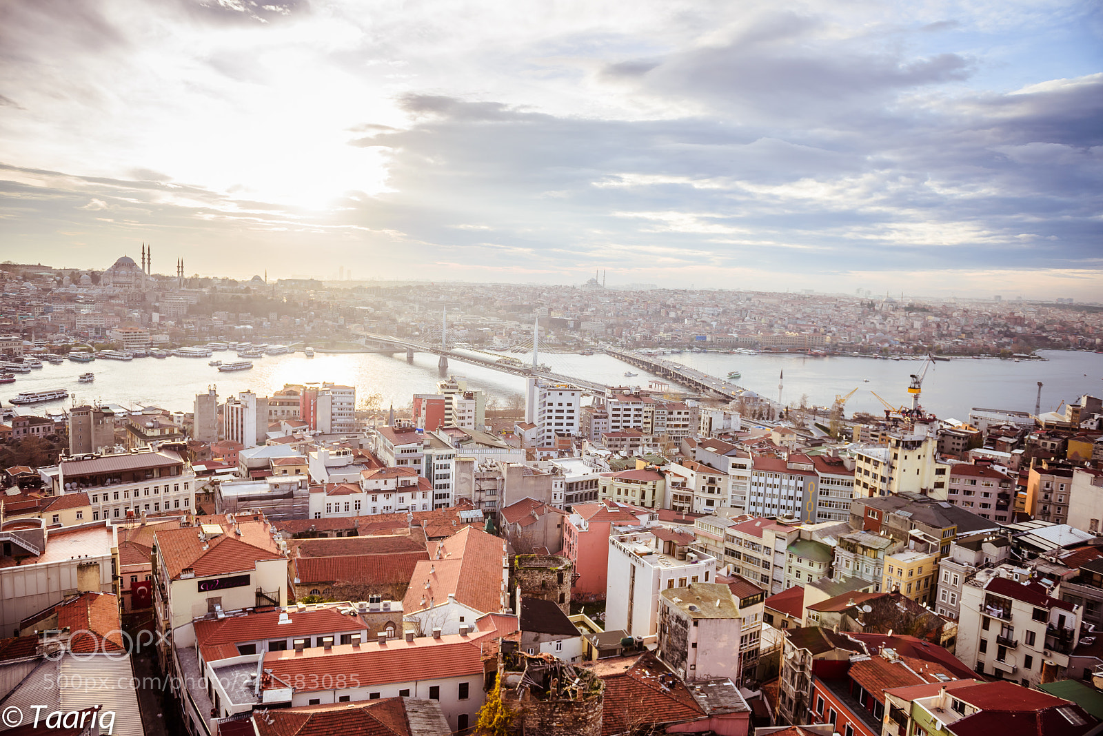 Nikon D610 sample photo. Istanbul view from galata photography