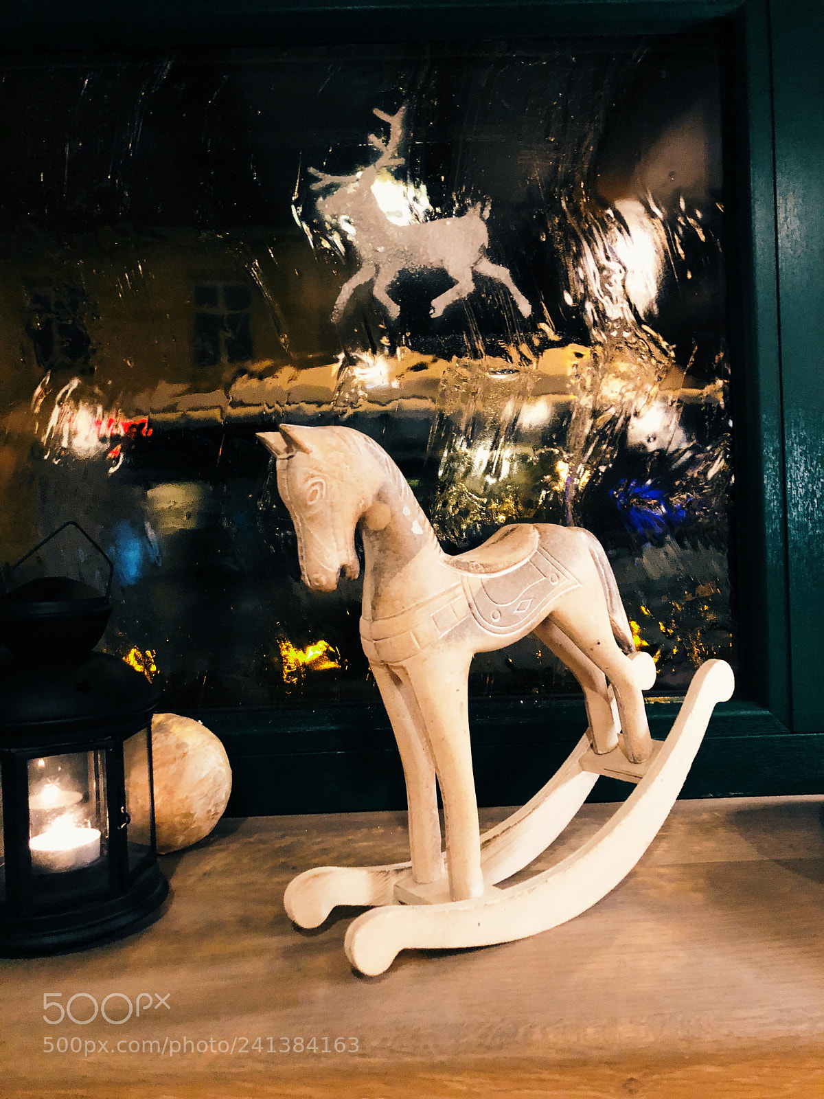 Apple iPhone 8 sample photo. Wood horse decoration photography