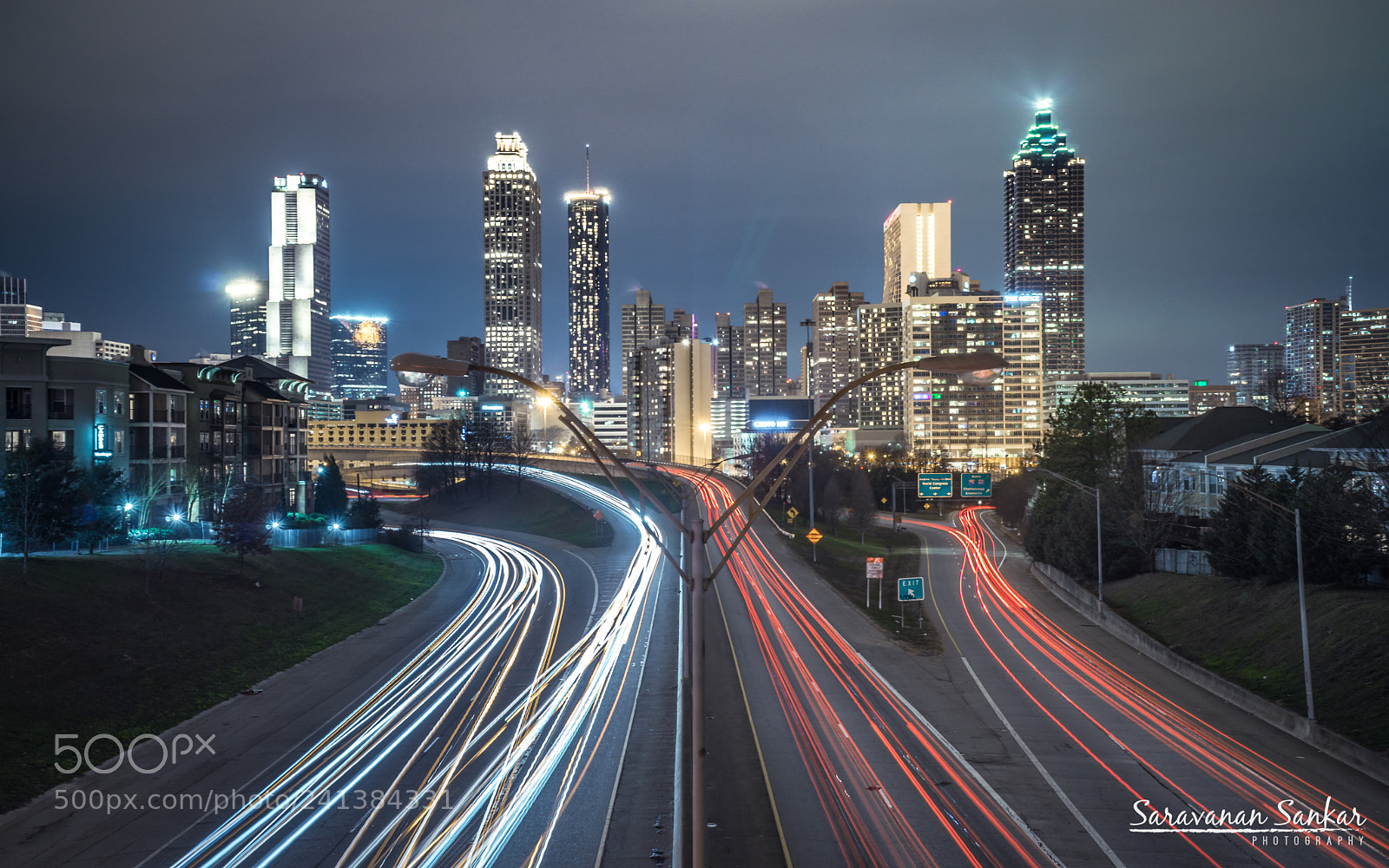 Sony a6500 sample photo. Atlanta skyline photography