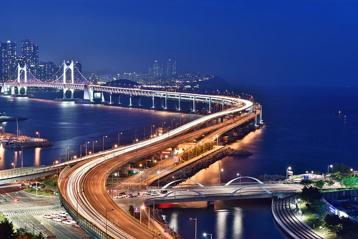 Nikon D810 sample photo. Busan night scene photography