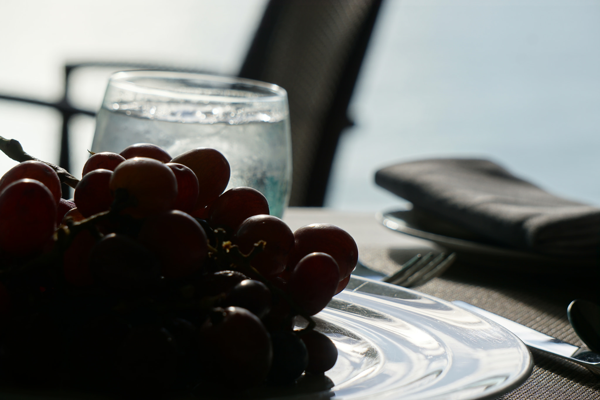 Sony FE 70-300mm F4.5-5.6 G OSS sample photo. Dark grapes photography