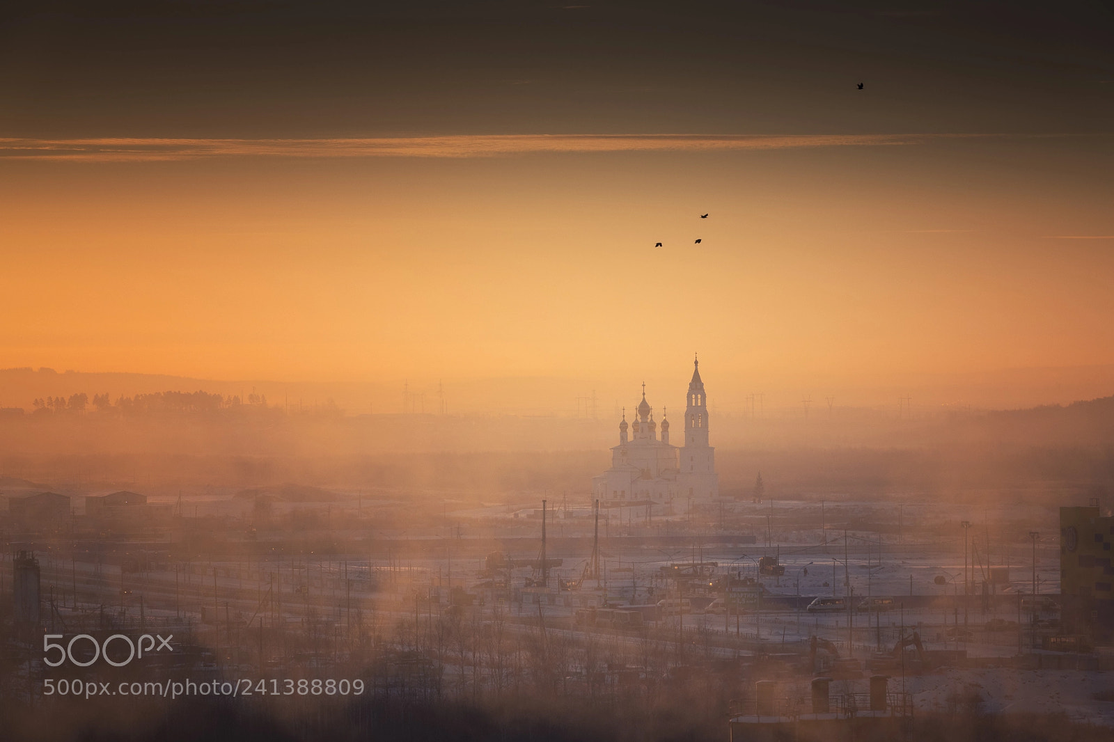 Nikon D850 sample photo. Church in the fog photography