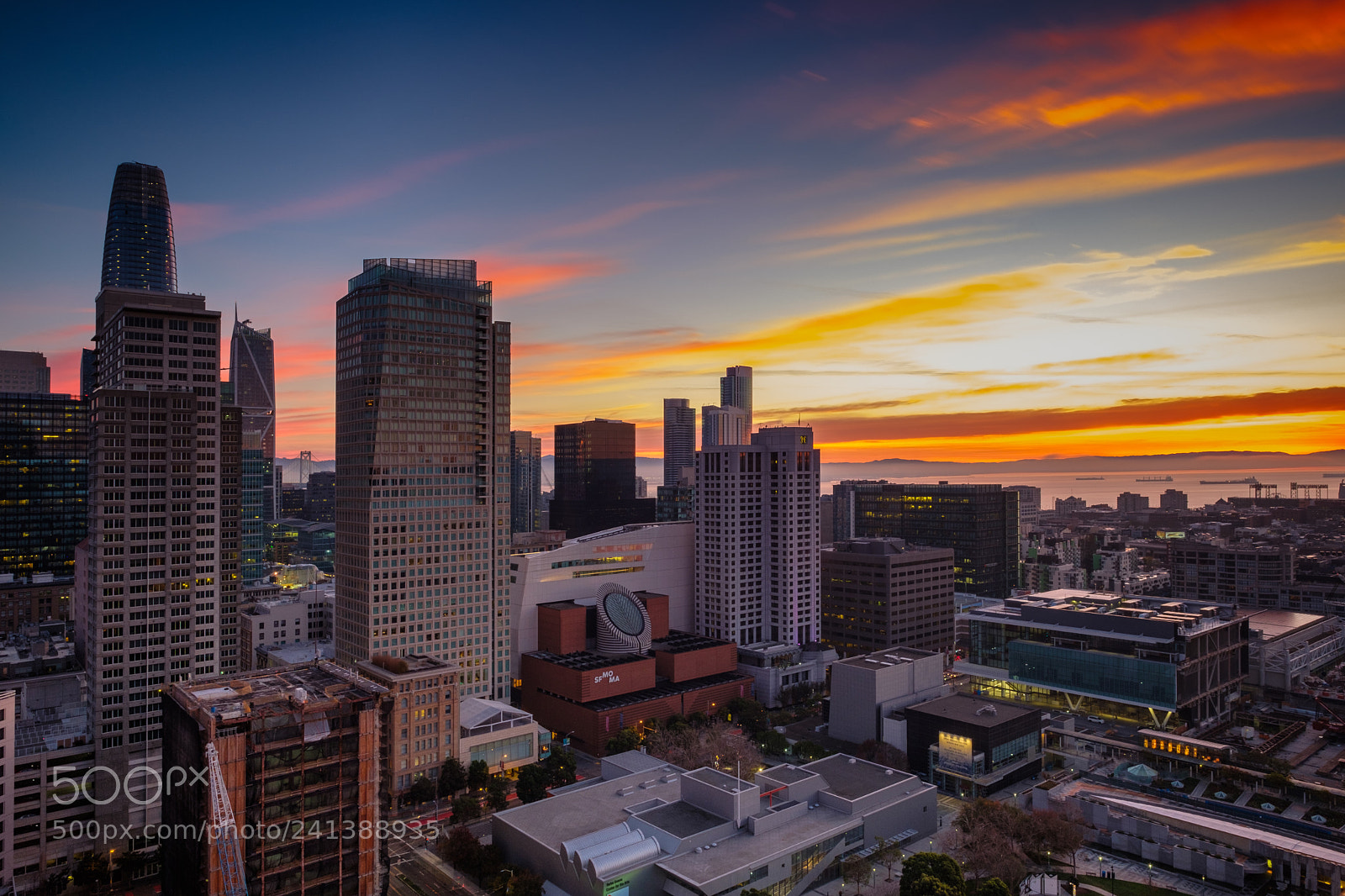 Fujifilm X-Pro2 sample photo. A fiery sf morning photography