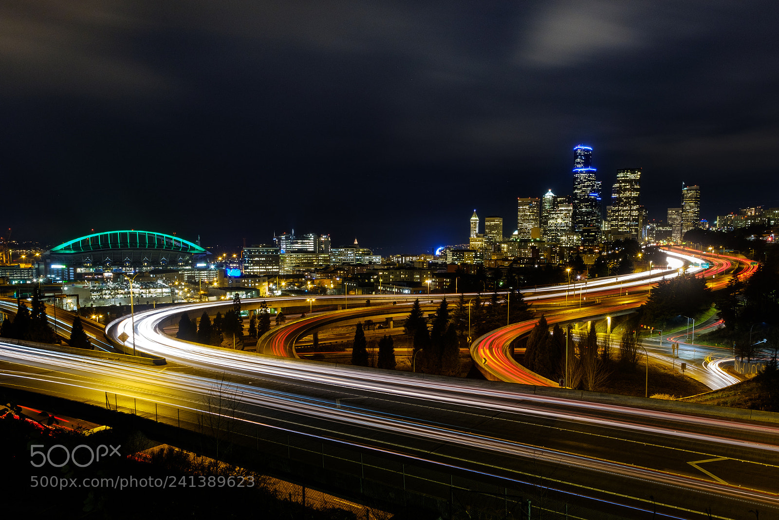 Fujifilm X-Pro2 sample photo. Light trails lead in photography