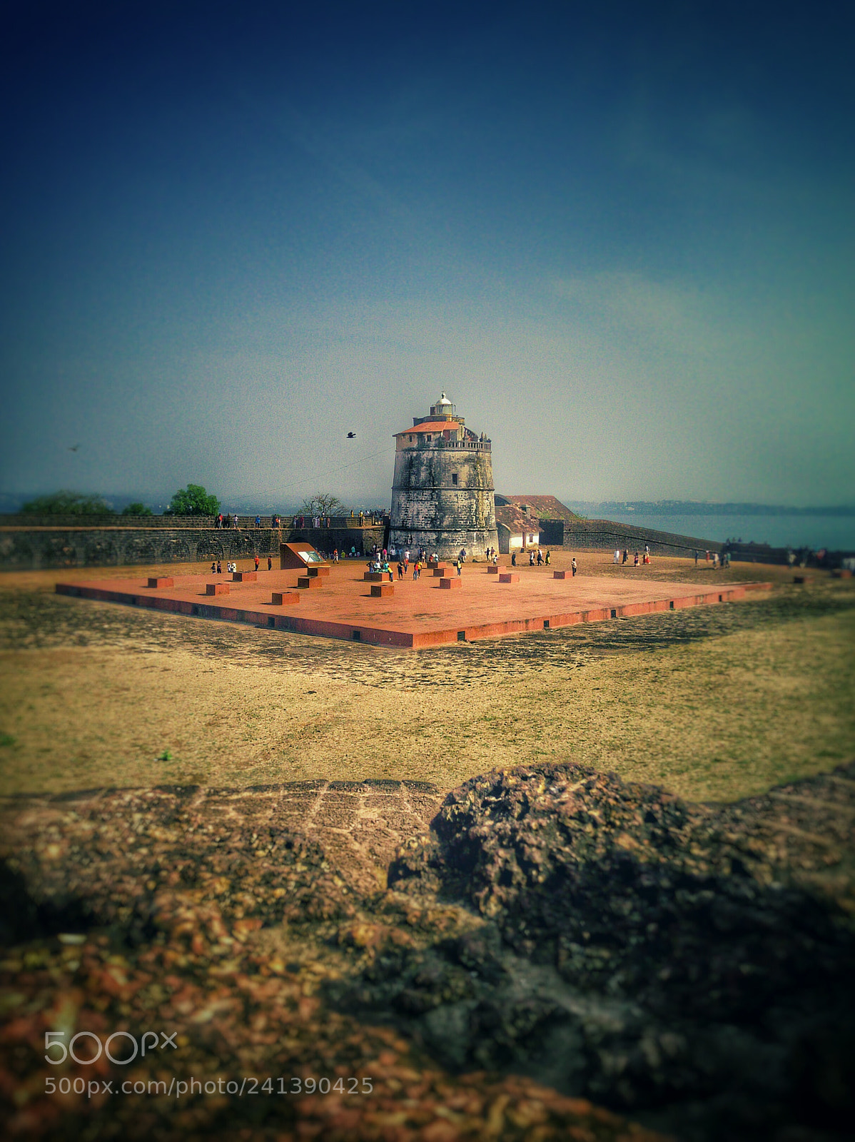 OPPO A37fw-International sample photo. Lighthouse of fort aguada photography