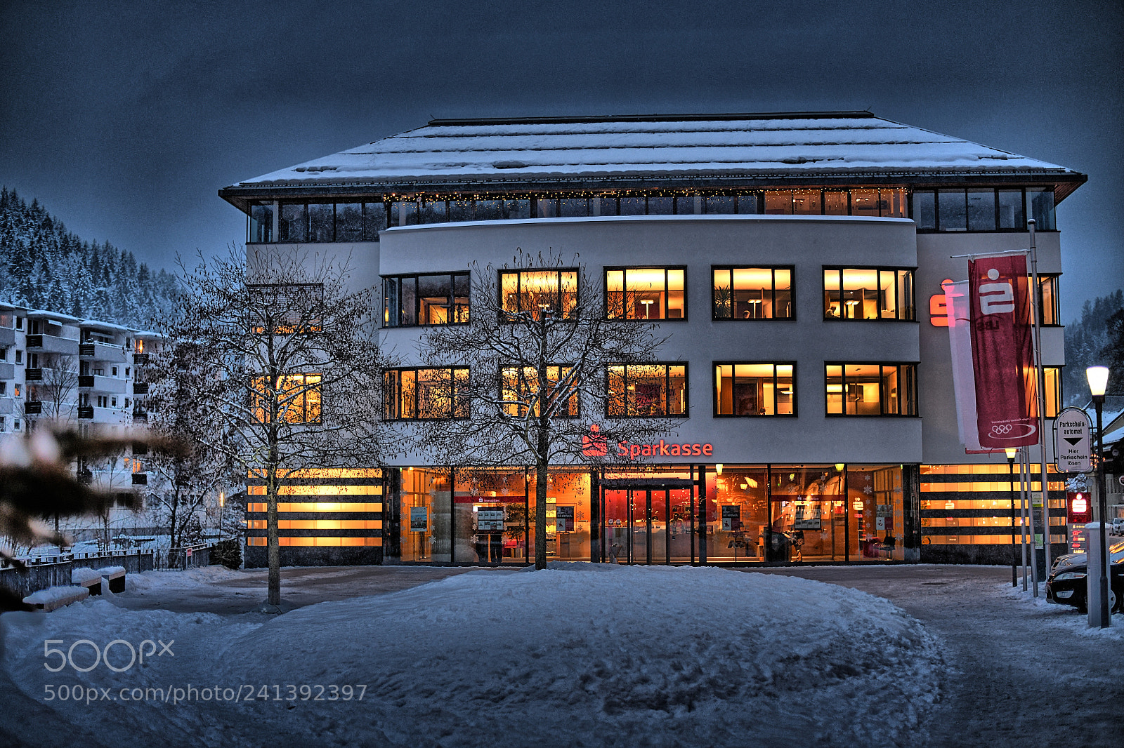 Nikon D850 sample photo. Sparkasse sankt blasien photography