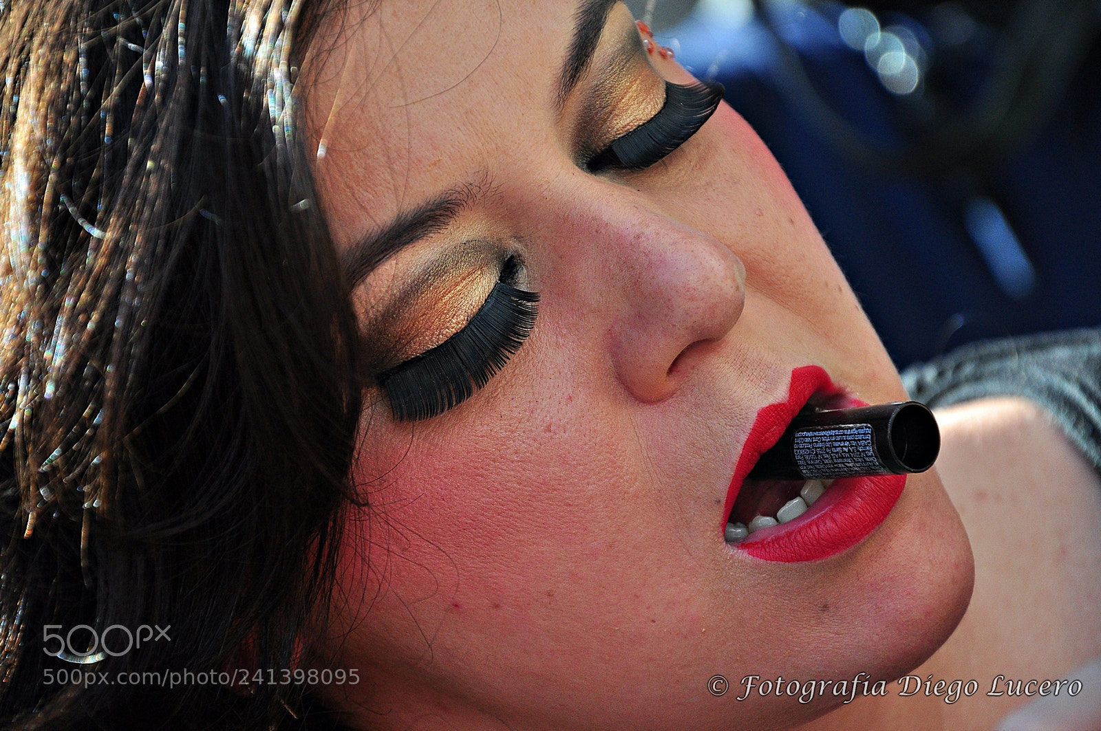 Nikon D90 sample photo. Makeup artist photography