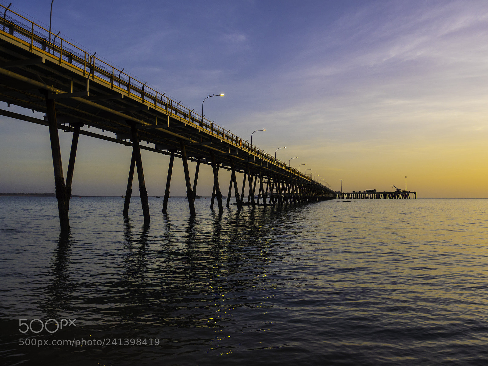 Panasonic Lumix DMC-GX8 sample photo. Broome port jetty at photography
