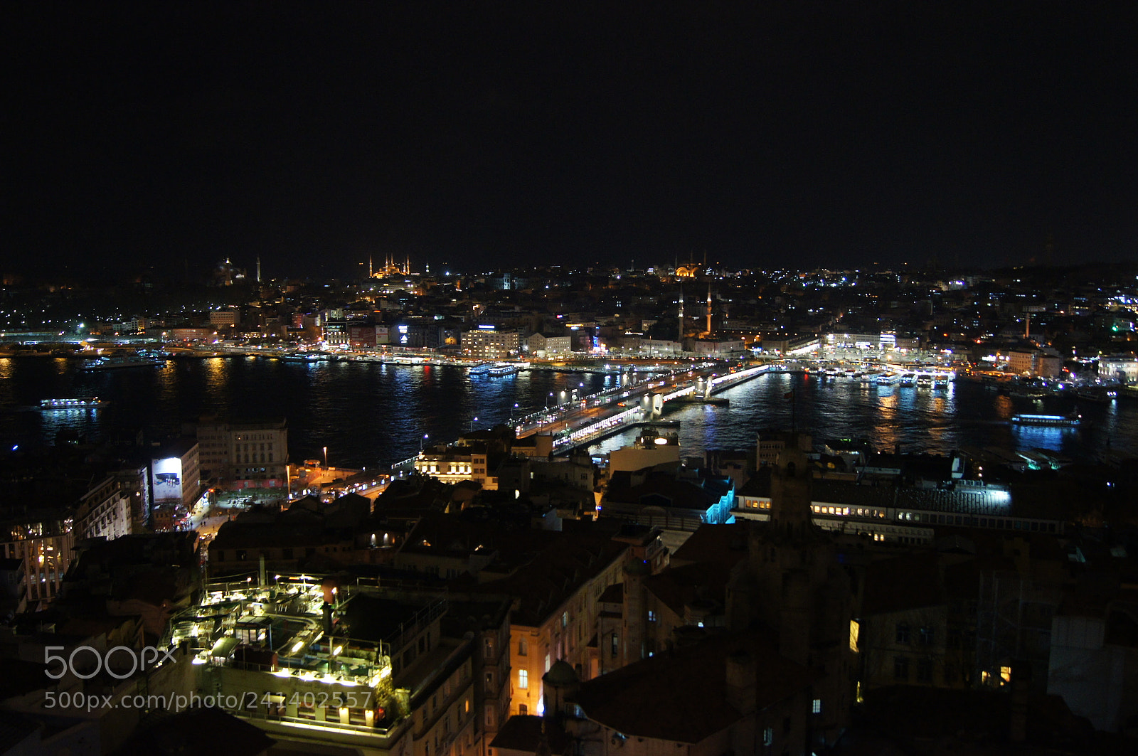 Sony Alpha DSLR-A580 sample photo. İstanbul by night photography