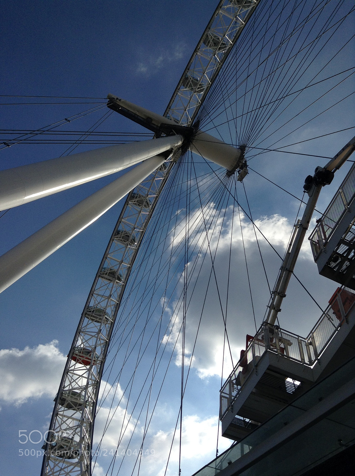 Apple iPad mini sample photo. London eye photography