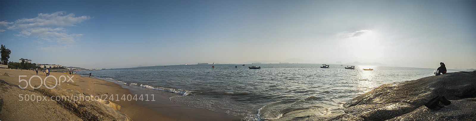 Nikon D810 sample photo. Panoramagram of xiamen hulishan photography