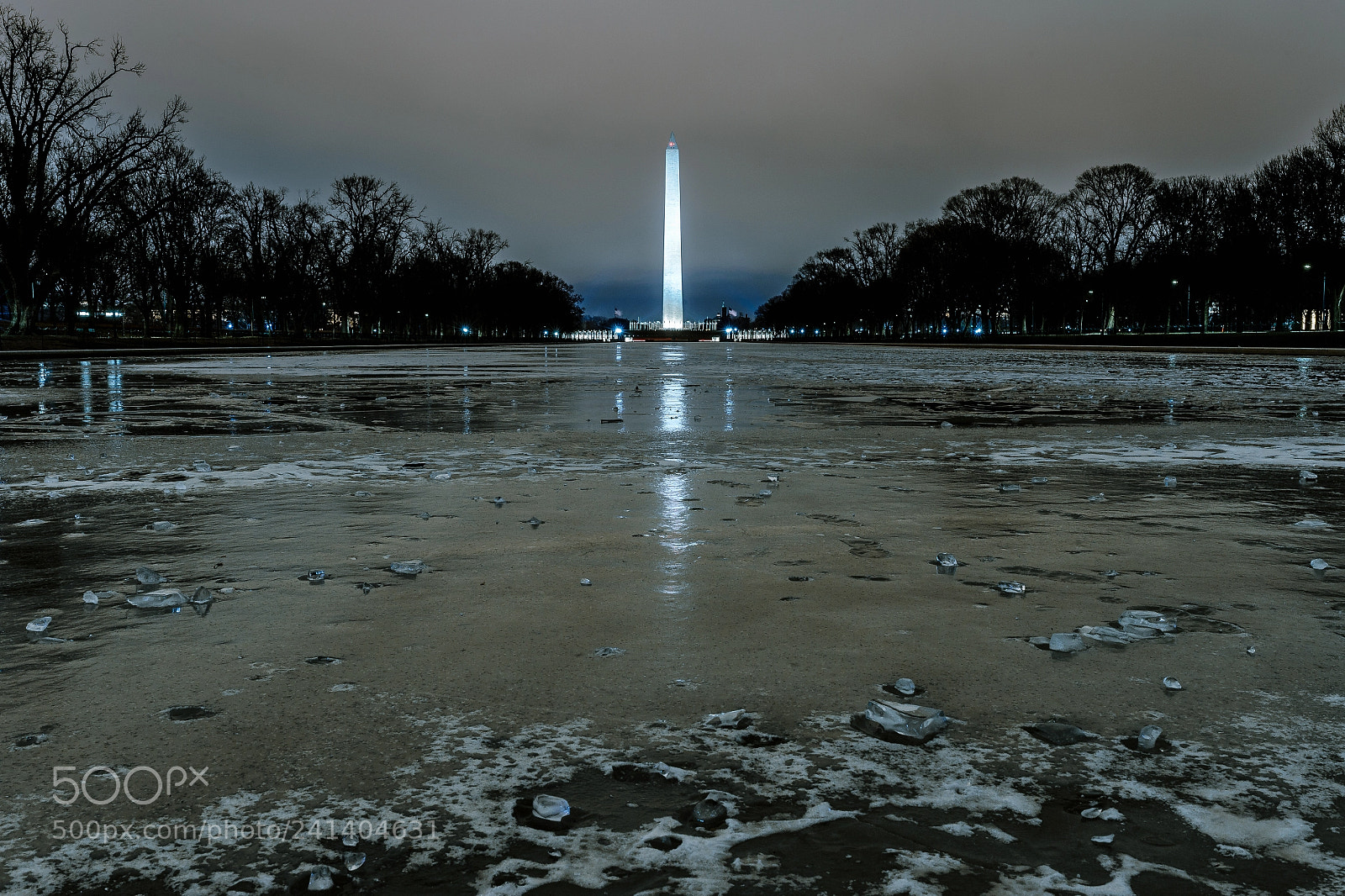 Nikon Df sample photo. Icy reflections photography