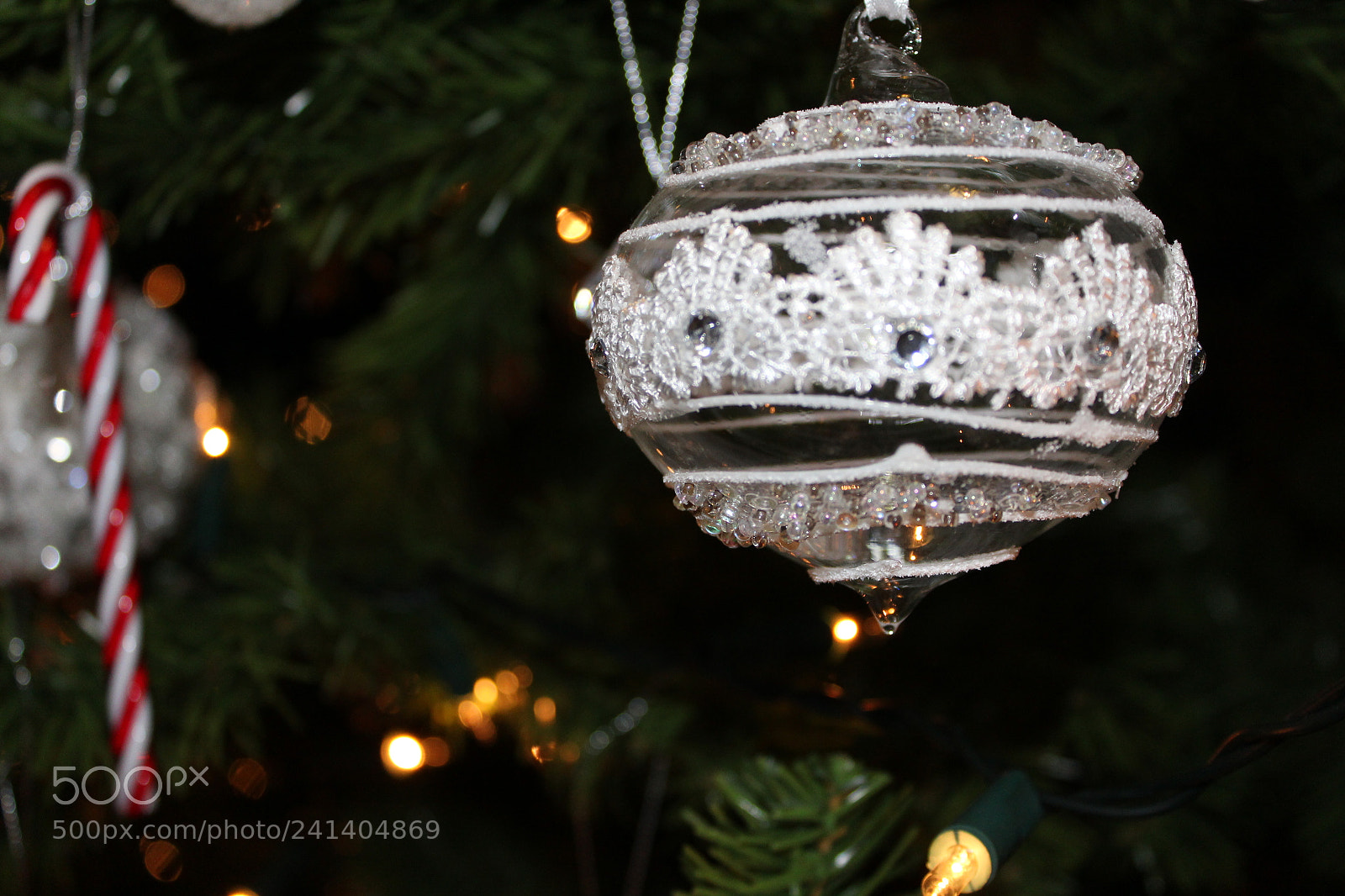 Canon EF-S 18-55mm F3.5-5.6 III sample photo. Christmas tree decoration photography