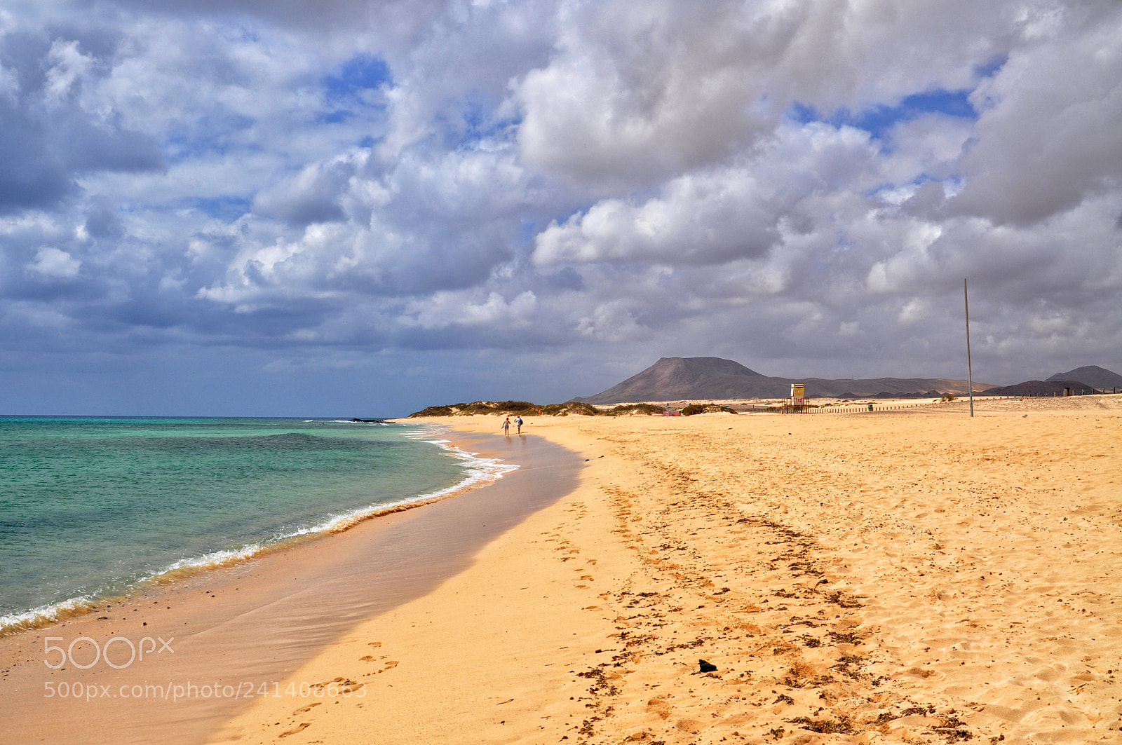 Nikon D5000 sample photo. Corralejo beach on fuerteventura photography